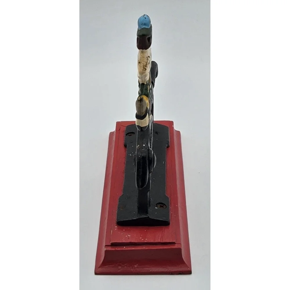 Vintage Figural Cast Iron Nutcracker Lever Press Folk Art Old School Collectible